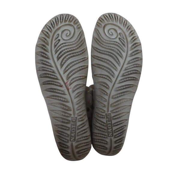 Naot Mangere Tan Taupe Leather Open Toe Lace Up Comfort Sandals Womens 41 US 10 - Picture 10 of 11